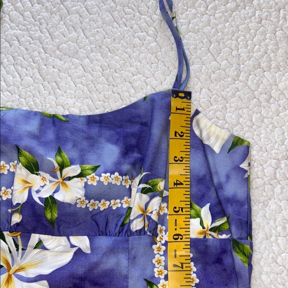 Elegant Floral Purple Mini Dress - Picture 5 of 9